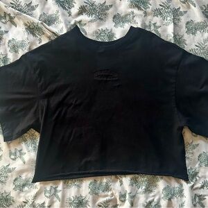 Black Women's Crop Top